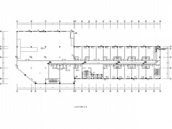 4层商务酒店采暖、防排烟及消防系统CAD施工图纸 - 2