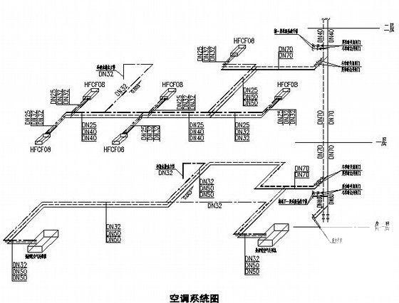 山庄别墅建筑暖通空调设计CAD施工图纸(地面辐射采暖) - 4