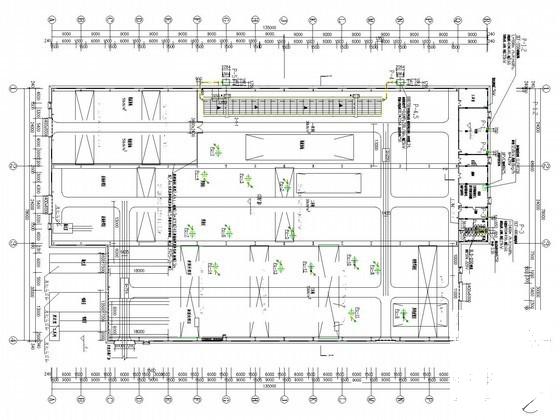多层冷作厂房暖通热动系统设计CAD施工图纸 - 1
