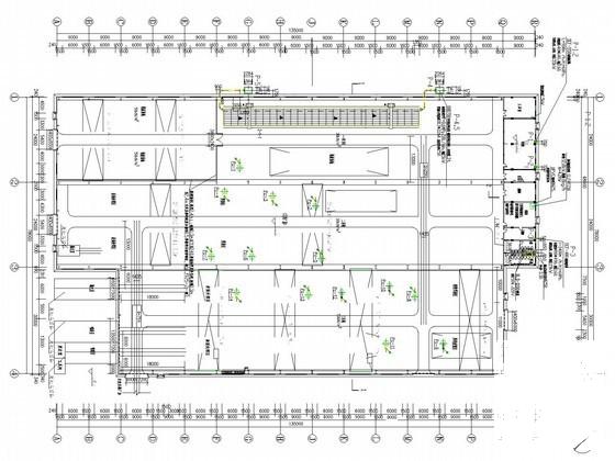 多层冷作厂房暖通热动系统设计CAD施工图纸 - 1