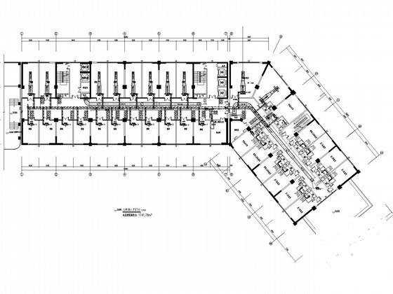 15层酒店空调通风系统设计CAD施工图纸 - 3