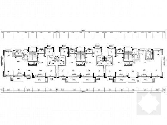 多层住宅楼小区采暖通风系统设计CAD施工图纸 - 4