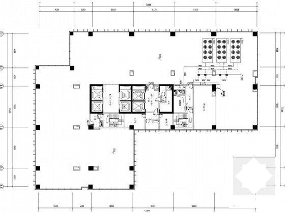 25层酒店建筑空调通风及防排烟系统设计CAD施工图纸(螺杆式冷水机组) - 5