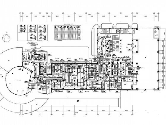 21层商业办公酒店综合建筑空调通风及防排烟系统设计CAD施工图纸（机房设计） - 1