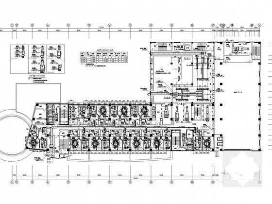 21层商业办公酒店综合建筑空调通风及防排烟系统设计CAD施工图纸（机房设计） - 4