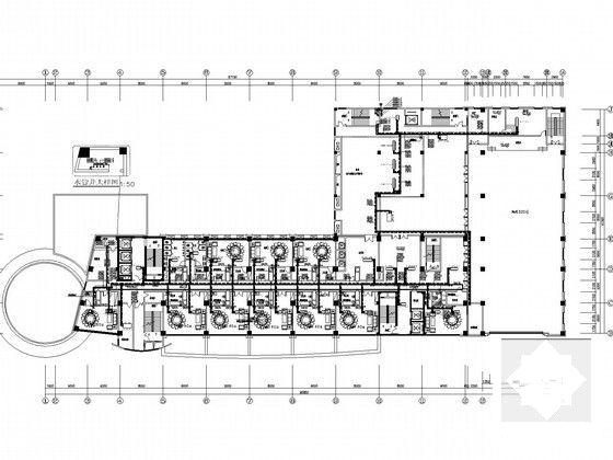 21层商业办公酒店综合建筑空调通风及防排烟系统设计CAD施工图纸（机房设计） - 5