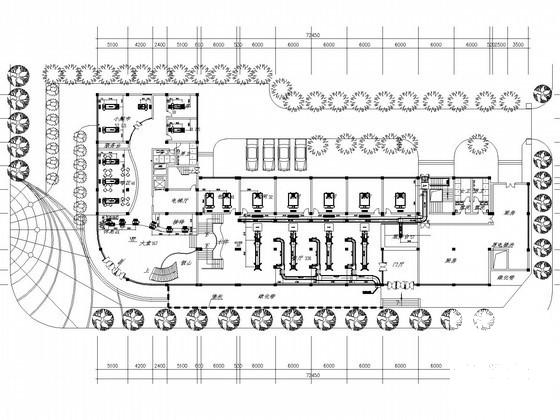 8层酒店建筑空调通风系统设计CAD施工图纸 - 1