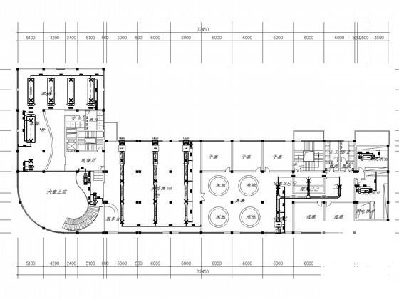 8层酒店建筑空调通风系统设计CAD施工图纸 - 3