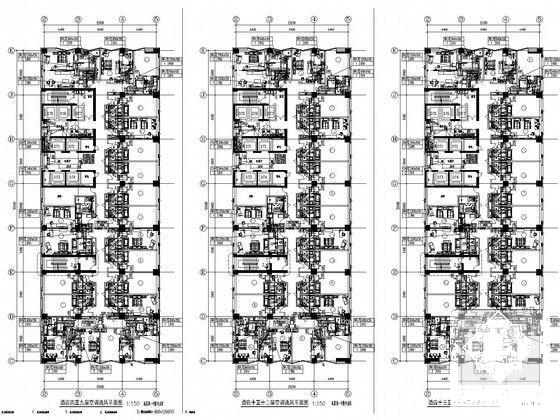 22层酒店办公综合建筑空调通风系统设计CAD施工图纸 - 4