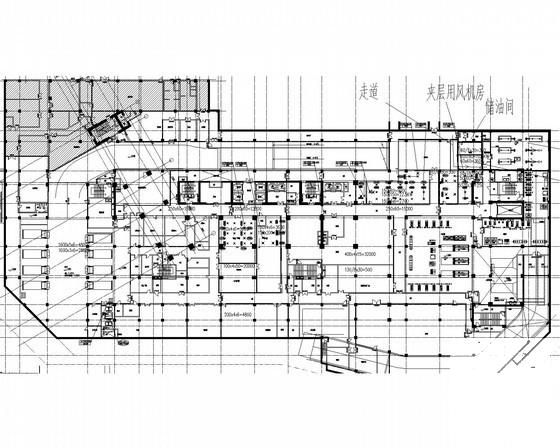 23层酒店项目通风空调及防排烟系统CAD施工图纸 - 2