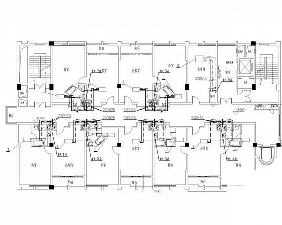 16层大型酒店建筑空调及防排烟系统设计CAD施工图纸 - 2