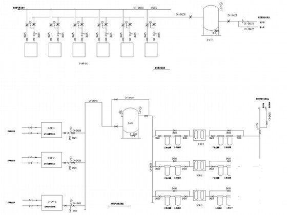 多层厂房建筑暖通空调系统设计CAD施工图纸(平面布置图) - 5