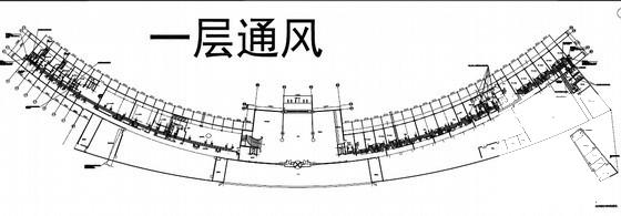 5层酒店空调通风及防排烟系统设计CAD施工图纸 - 1