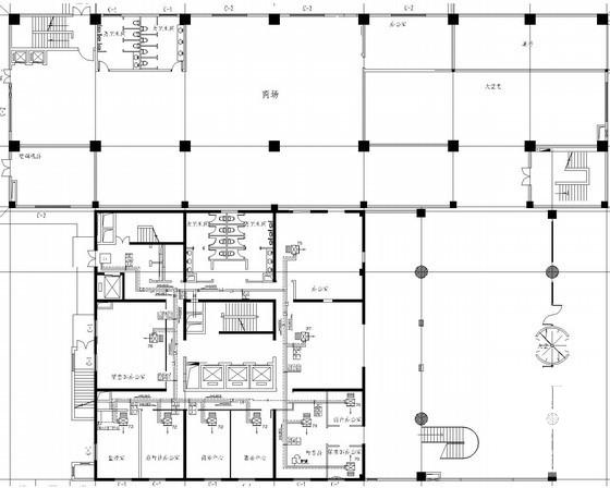 13层大型酒店空调通风系统设计CAD施工图纸（制冷机房） - 2