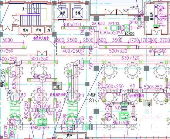 17层四星级酒店空调通风设计CAD施工图纸(水系统原理图) - 3