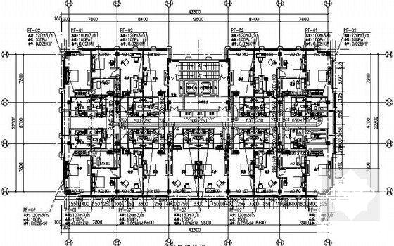 17层四星级酒店空调通风设计CAD施工图纸(水系统原理图) - 4