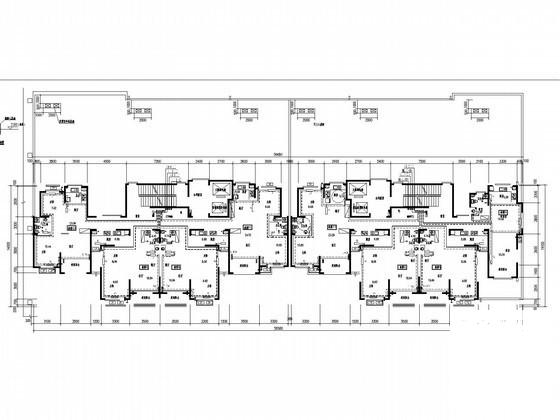 高层住宅楼小区采暖通风系统设计CAD施工图纸（节能设计） - 1