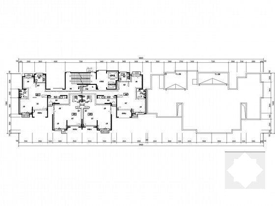 高层住宅楼小区采暖通风系统设计CAD施工图纸（节能设计） - 5