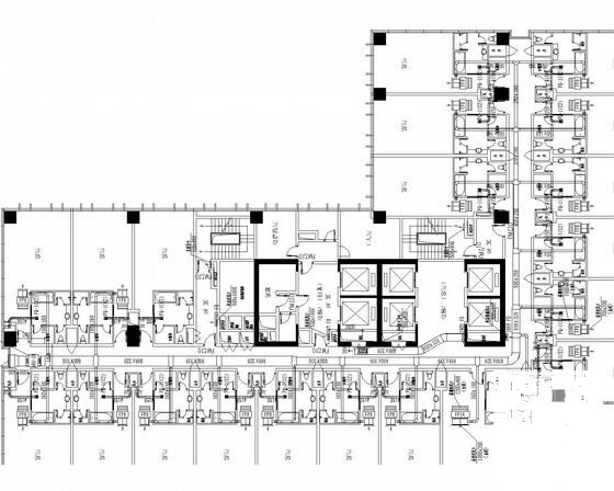25层大型酒店建筑空调通风系统设计CAD施工图纸（大院设计99米高） - 1
