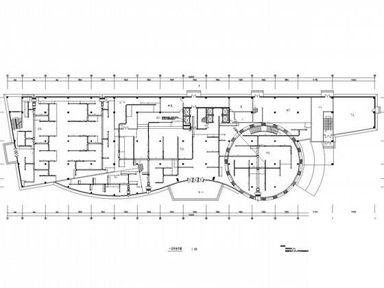 18层综合高层商务酒店暖通空调制冷系统设计CAD施工图纸（供热部分设计） - 1