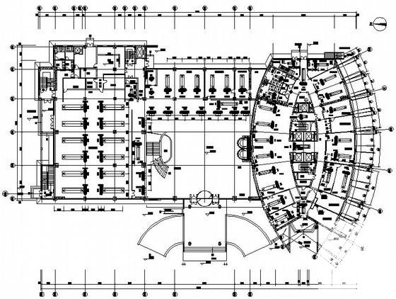 22层五星级酒店暖通空调设计CAD施工图纸(风机盘管接管) - 1