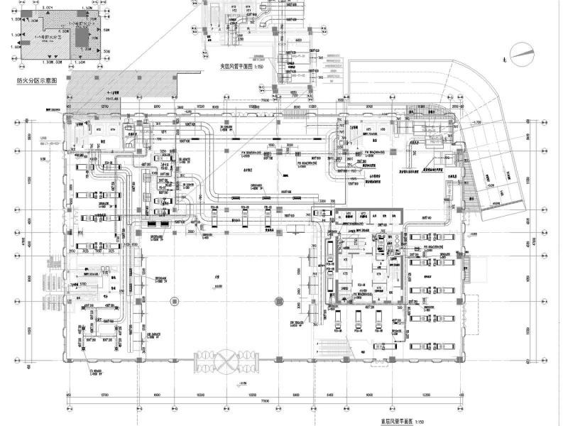 18层五星级酒店暖通空调全系统设计CAD施工图纸（制冷机房） - 5