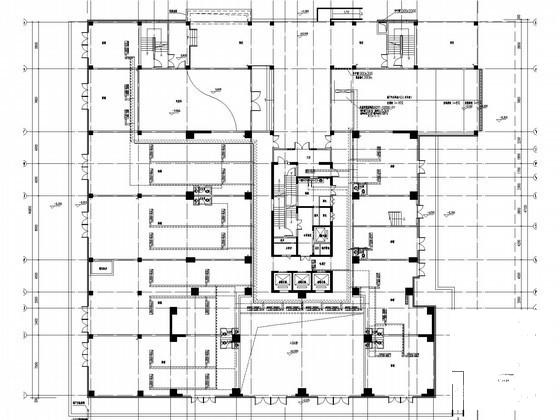 25层酒店式公寓空调通风及防排烟系统设计CAD施工图纸（节能设计） - 2