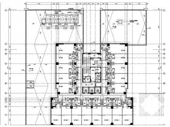 25层酒店式公寓空调通风及防排烟系统设计CAD施工图纸（节能设计） - 5