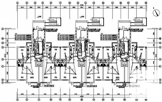 8层住宅楼电气CAD施工图纸设计（电气设计说明） - 1
