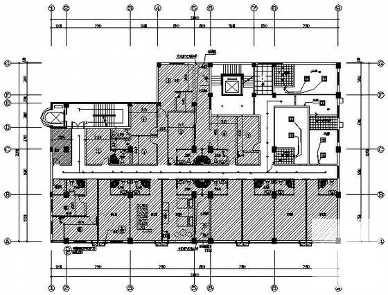 10层酒店室内装修强电CAD施工图纸 - 4