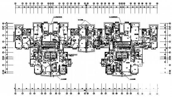 20层钢筋混凝土结构住宅楼电气CAD施工图纸 - 2