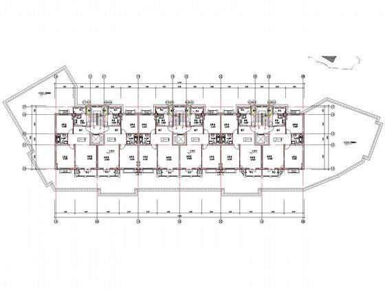 国内多层住宅楼小区采暖通风系统设计CAD施工图纸 - 4