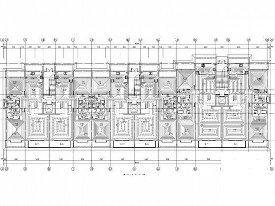 6层高档住宅楼小区采暖通风系统设计CAD施工图纸 - 2
