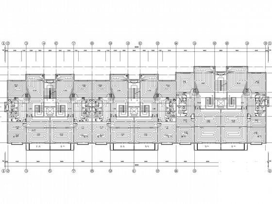 6层高档住宅楼小区采暖通风系统设计CAD施工图纸 - 5