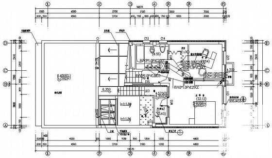 2层生态住宅楼电气CAD施工图纸设计 - 1
