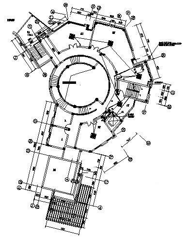 上4层展馆电气CAD施工图纸（电气设计说明） - 1
