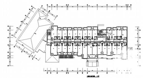 4层酒店弱电CAD施工图纸(综合布线系统) - 1