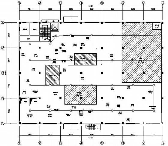4层工厂生产车间电气CAD施工图纸（三级负荷） - 3
