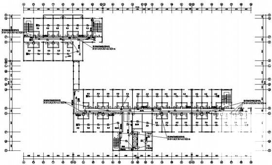 8层酒店电气消防系统CAD施工图纸 - 2