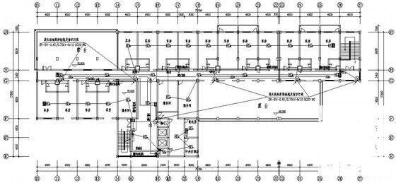 8层酒店电气消防系统CAD施工图纸 - 4