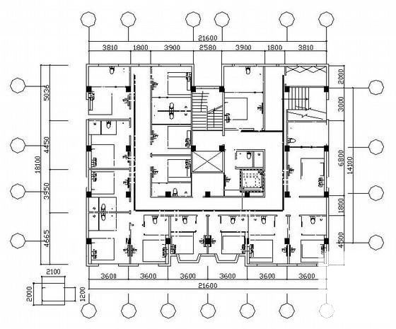 8层酒店装修电气CAD施工图纸 - 2