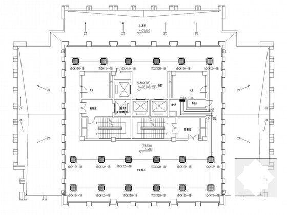 21层商务酒店强弱电CAD施工图纸 - 4