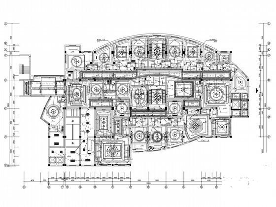 4层甲级设计院五星级酒店强电系统CAD施工图纸（餐厅及客房） - 1