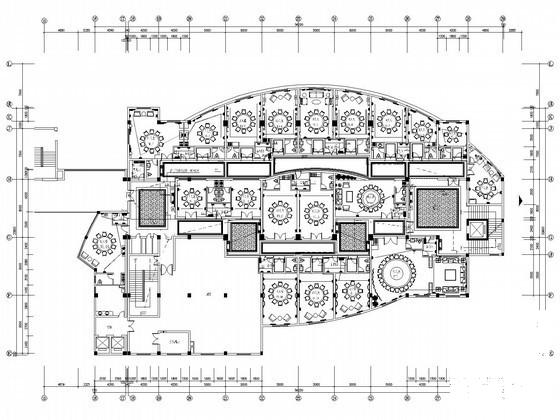 4层甲级设计院五星级酒店强电系统CAD施工图纸（餐厅及客房） - 2