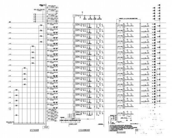 17层公寓式酒店强弱电CAD施工图纸（商铺客房） - 2