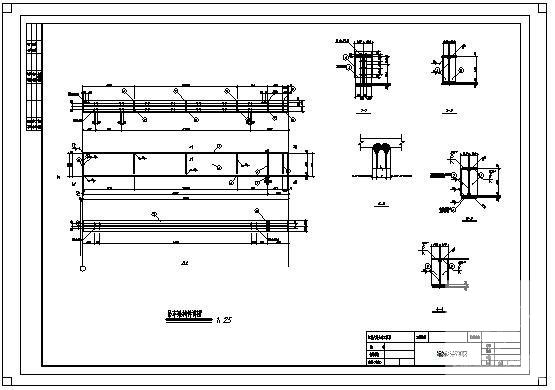 48米跨门式钢架厂房结构毕业设计方案CAD图纸 - 2