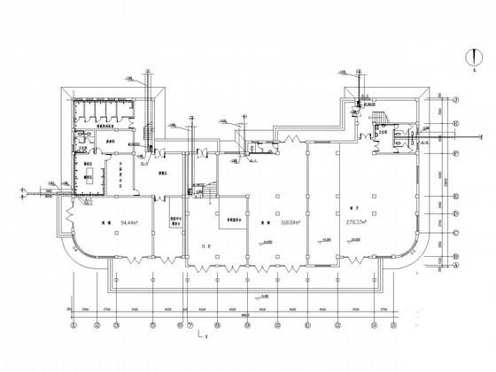 4层宾馆建筑给排水CAD施工图纸 - 2