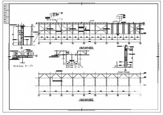 门式刚架厂房结构设计方案CAD图纸 - 2