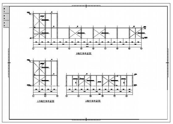门式刚架厂房结构设计方案CAD图纸 - 4