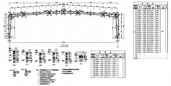 27米钢结构厂房结构设计方案图纸(平面布置图) - 4